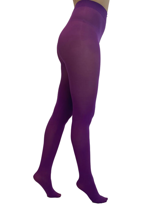 50 Denier Opaque Tights - Violet