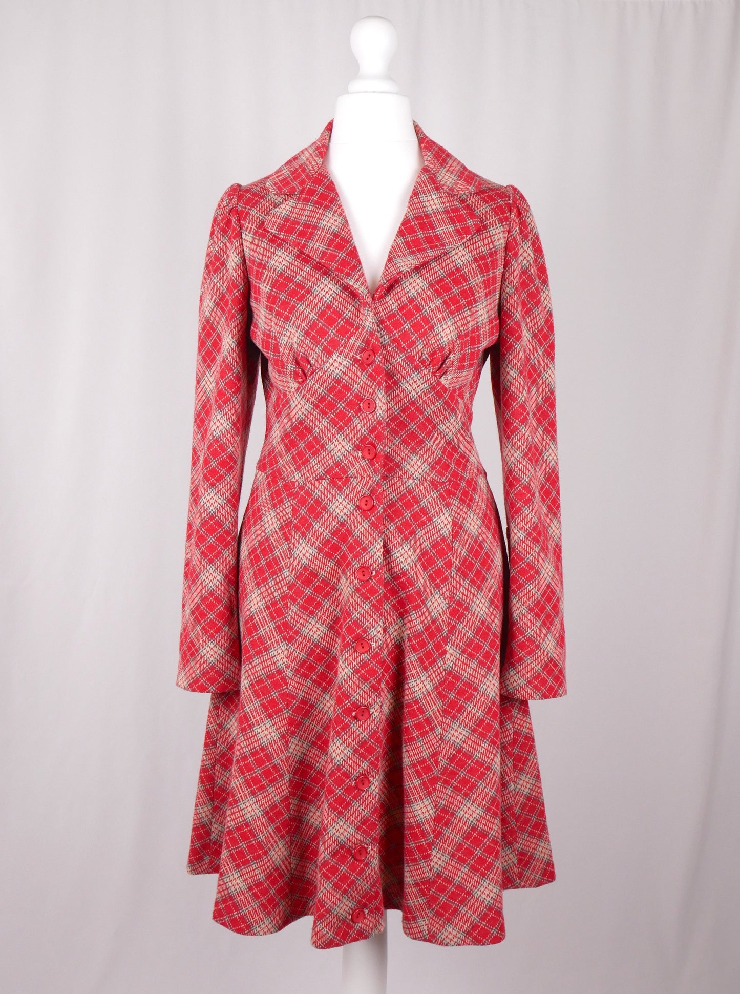 40s Style Handmade Coat Dress